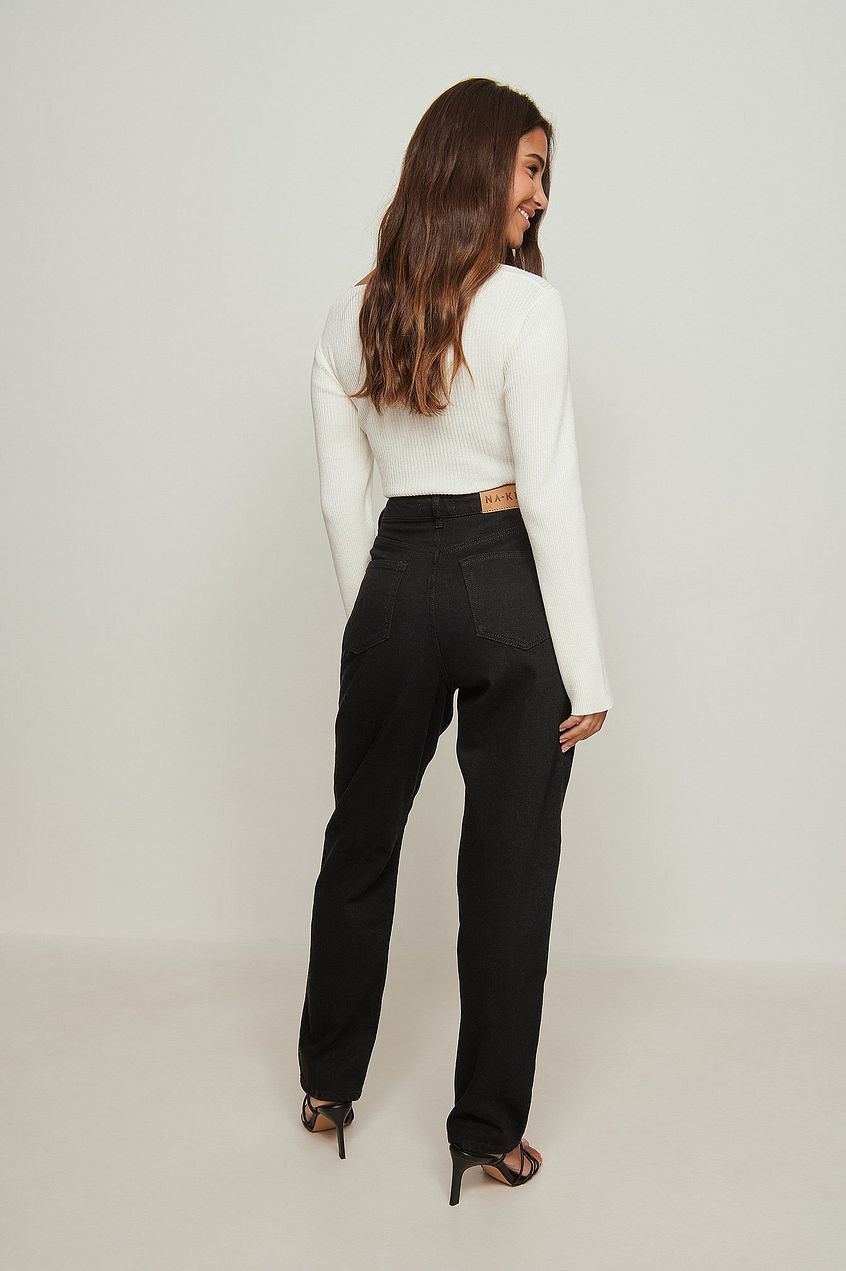 Organic High Waist Jeans For Womens - HB INDUSTRIES - Jeans - 