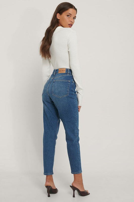 Organic Mom Jeans For Womens - HB INDUSTRIES - Jeans - 