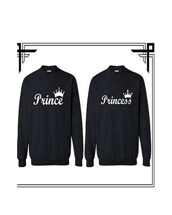 Pack Of 2 Prince Princess Sweat Shirt For Both - HB INDUSTRIES - Hoodies & Sweatshirts - 