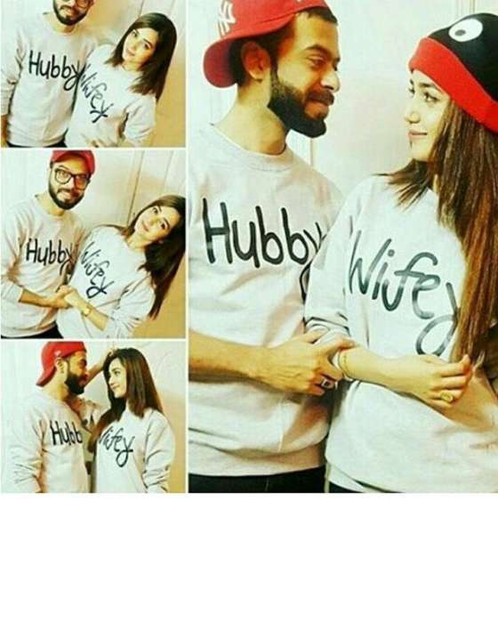 PACK OF 2 WHITE HUBBY and WIFE SWEATSHIRT - HB INDUSTRIES - Hoodies & Sweatshirts - 