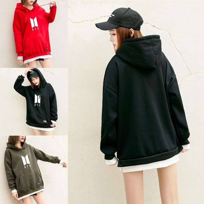Pack Of 3 BTS High Quality Hoodies For Women. - HB INDUSTRIES - Hoodies & Sweatshirts - 