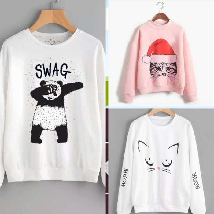 Pack of 3 Womens Sweatshirt WB - HB INDUSTRIES - Hoodies & Sweatshirts - 