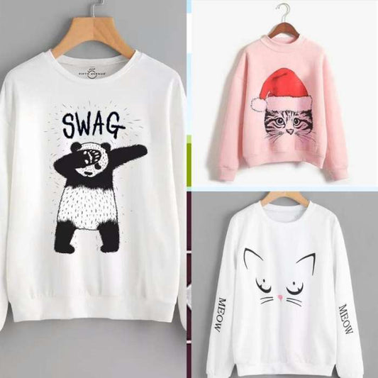 Pack of 3 Womens Sweatshirt WB - HB INDUSTRIES - Hoodies & Sweatshirts - 