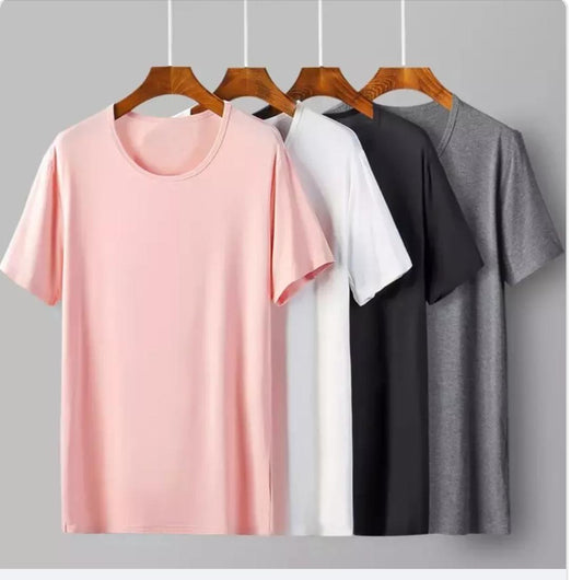 Pack Of 4 Cotton Halfsleeves Oneck Tshirt For Women - HB INDUSTRIES - Tops & T - Shirts - 