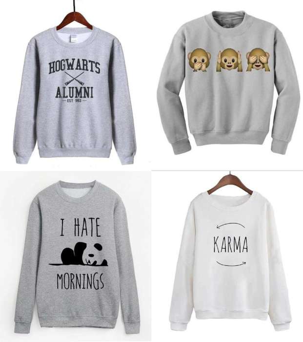 PACK OF FOUR LADIES SWEATSHIRT - HB INDUSTRIES - Hoodies & Sweatshirts - 