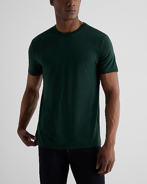 Perfect Cotton Crew Neck T - Shirt Dark Green - HB INDUSTRIES - T - Shirts & Polos - 