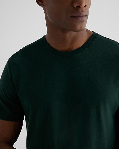 Perfect Cotton Crew Neck T - Shirt Dark Green - HB INDUSTRIES - T - Shirts & Polos - 