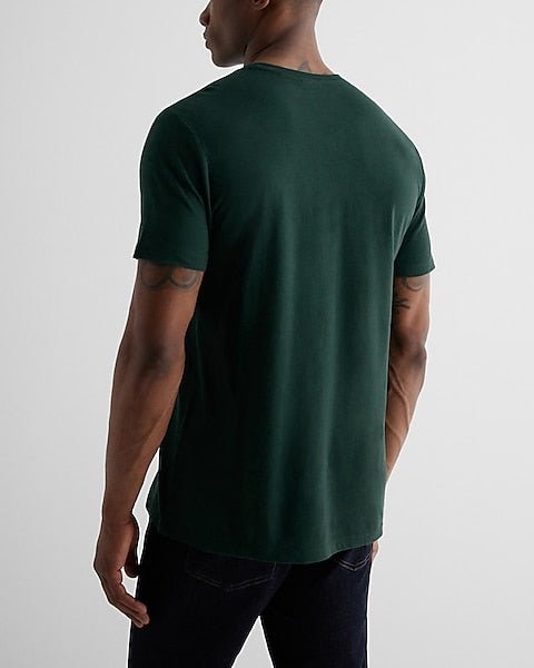 Perfect Cotton Crew Neck T - Shirt Dark Green - HB INDUSTRIES - T - Shirts & Polos - 