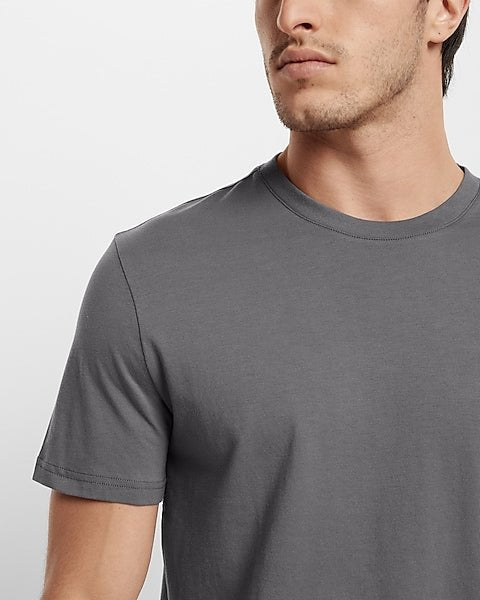 Perfect Cotton Crew Neck T - Shirt Grey - HB INDUSTRIES - T - Shirts & Polos - 