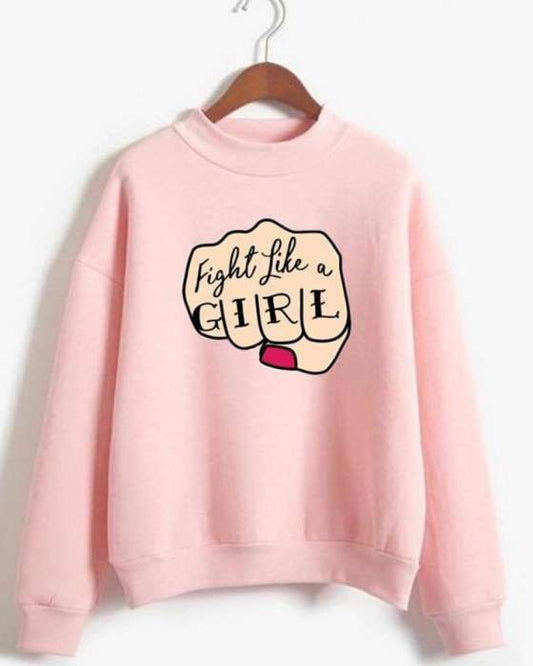 PINK FIGHT LIKE A SWEATSHIRT FOR womens - HB INDUSTRIES - Hoodies & Sweatshirts - 