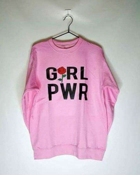 Pink Power Printed Sweat Shirt For Women - HB INDUSTRIES - Hoodies & Sweatshirts - 