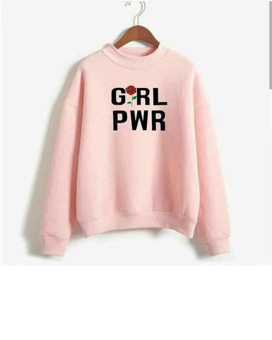 PINK PWR SWEATSHIRT FOR WOMEN 991 - HB INDUSTRIES - Hoodies & Sweatshirts - 