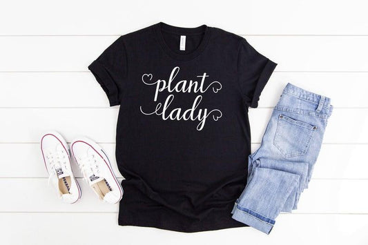 Plant Lady Shirt Women Gardening T - Shirt Crazy Plant Lady Tshirt - HB INDUSTRIES - Tops & T - Shirts - 