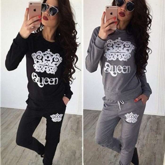 Printing Sweater Sport Tops Sweatshirt Outdoor Track Pants Suits Tracksuit ( SINGLE ) - HB INDUSTRIES - Hoodies & Sweatshirts - 