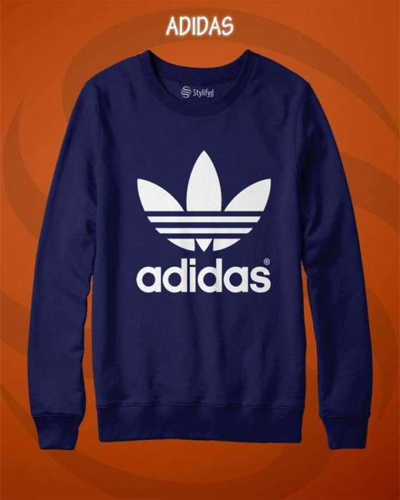 Purple Printed Sweat Shirt - HB INDUSTRIES - Hoodies & Sweatshirts - 