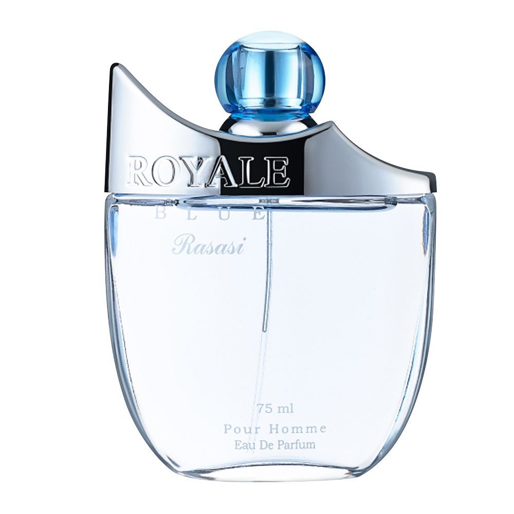 Rasasi Royale Blue, Eau De Parfum, Fragrance For Men, 75ml - HB INDUSTRIES - Men Perfumes - 