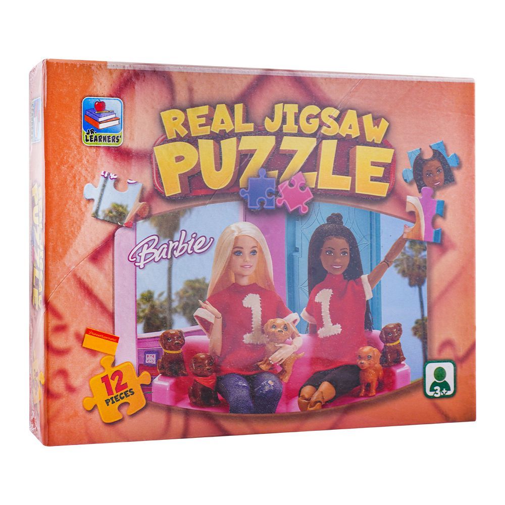 Real Jigsaw Puzzle Barbie, For 3+ Years - HB INDUSTRIES - Board Games - 