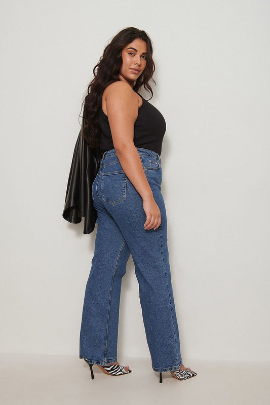 Recycled Relaxed Full Length Jeans For Womens - HB INDUSTRIES - Jeans - 
