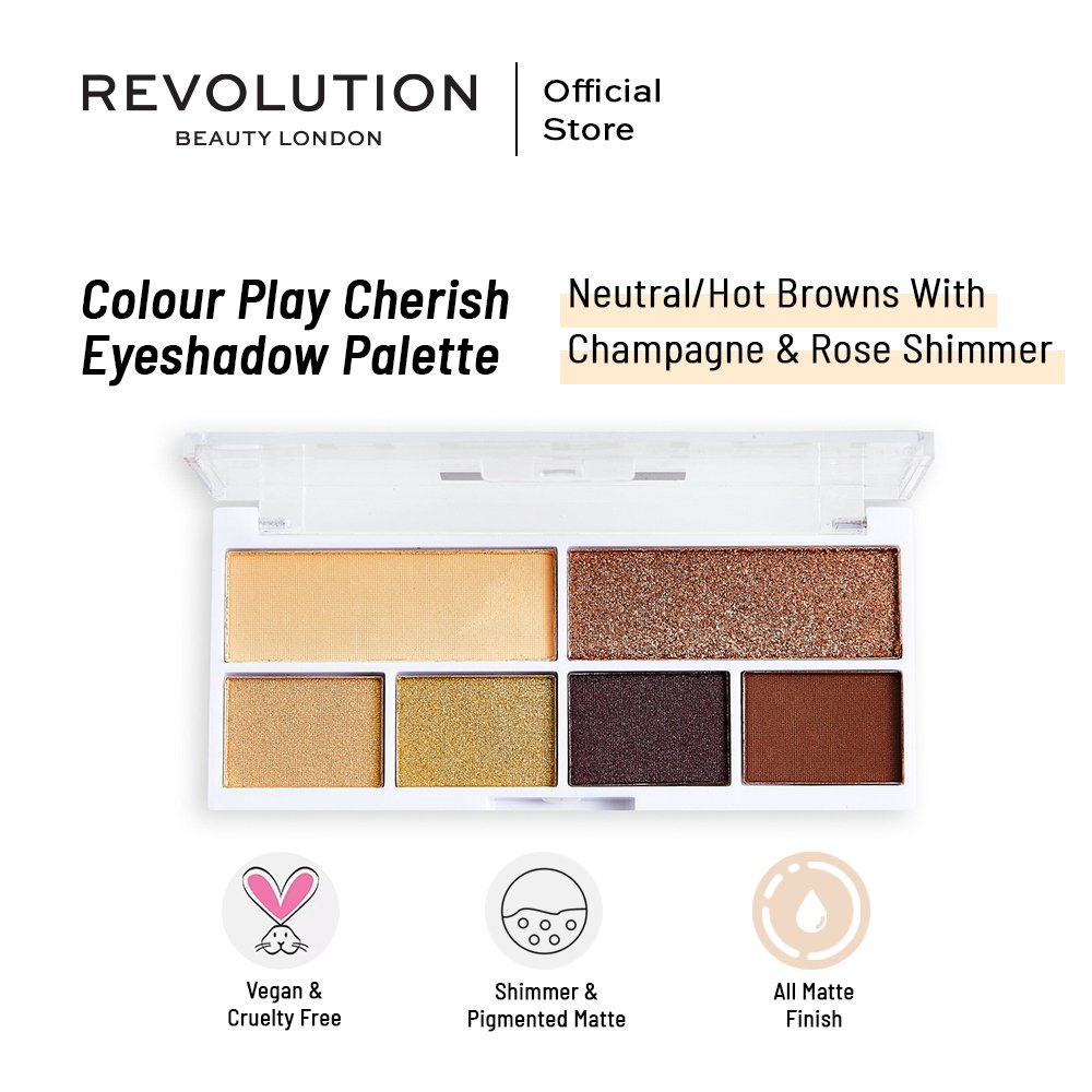 Relove By Revolution Colour Play Cherish Eyeshadow Palette - HB INDUSTRIES - Eyes - 