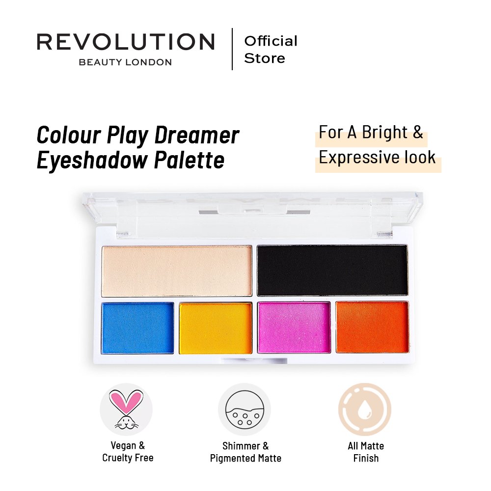 Relove By Revolution Colour Play Dreamer Eyeshadow Palette - HB INDUSTRIES - Eyes - 