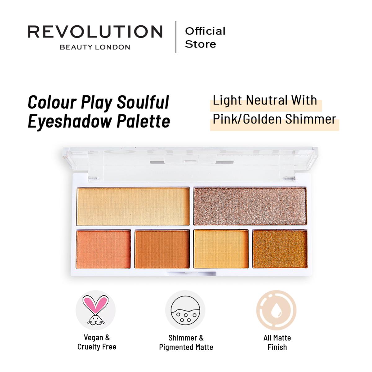 Relove By Revolution Colour Play Soulful Eyeshadow Palette - HB INDUSTRIES - Eyes - 