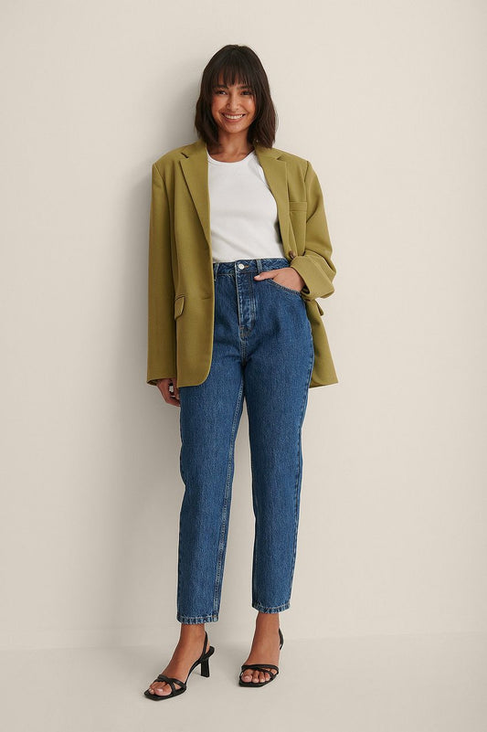 Rigid Mom Jeans For Womens - HB INDUSTRIES - Jeans - 