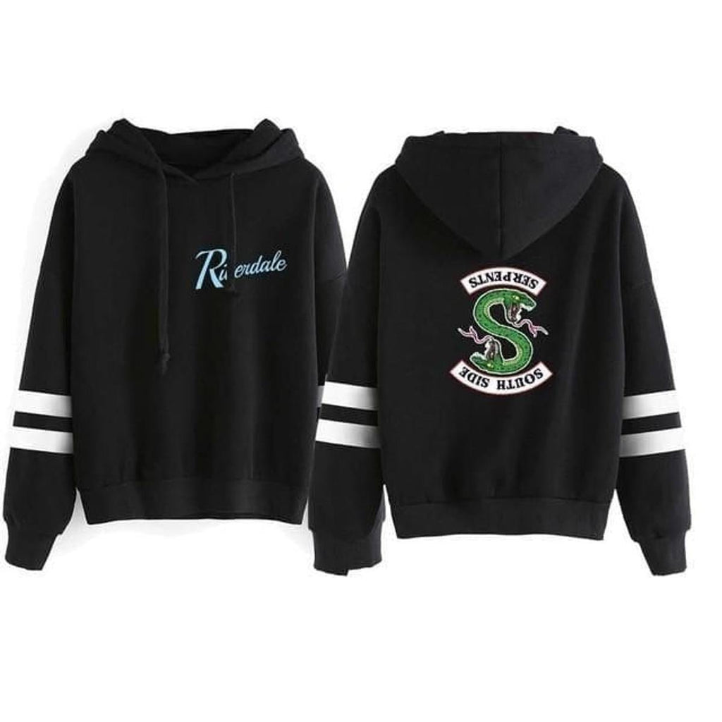 Riverdale Printed Fleece Full Sleeves Pull Over Hoodie - HB INDUSTRIES - Hoodies & Sweatshirts - 