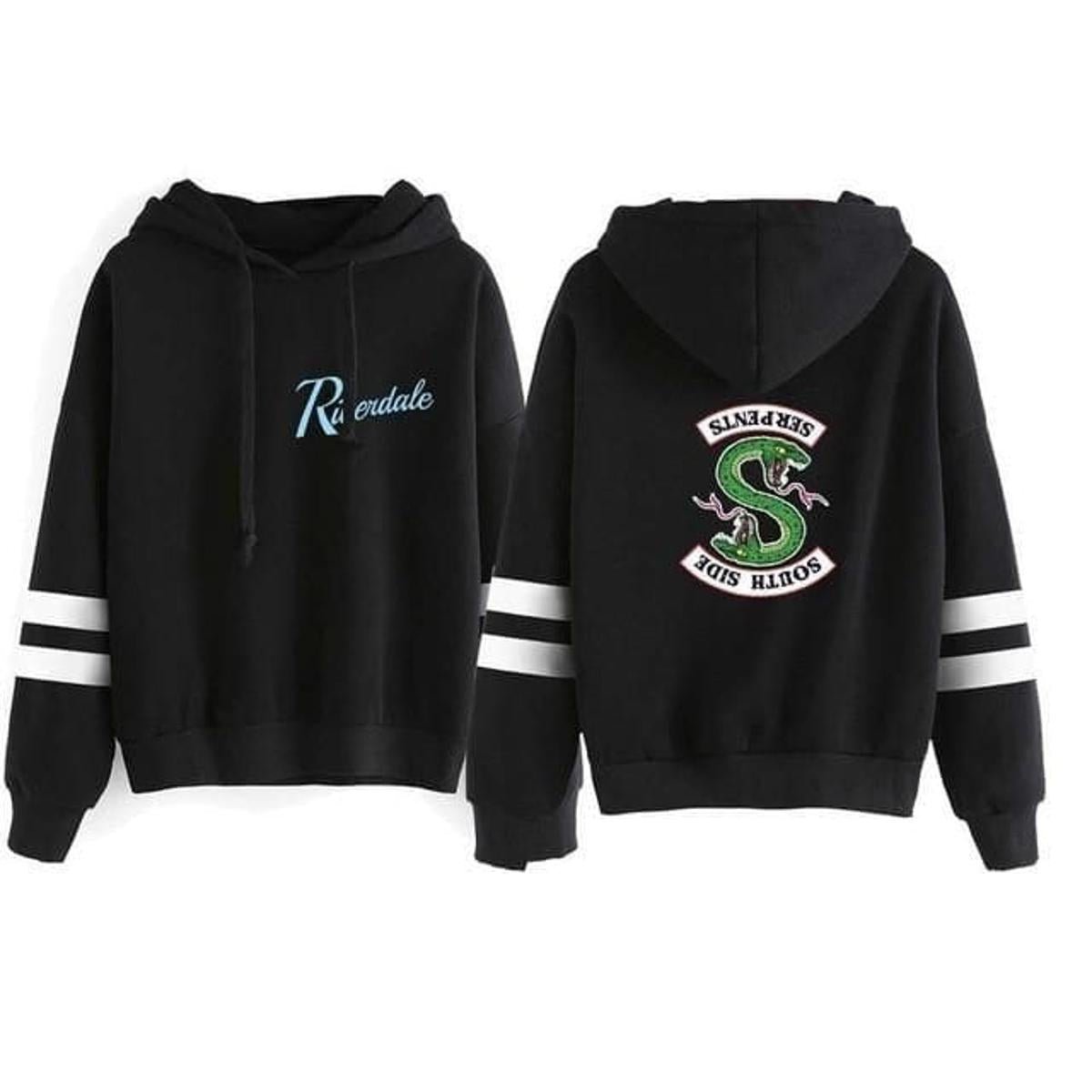 Riverdale Printed Fleece Full Sleeves Pull Over Hoodie - HB INDUSTRIES - Hoodies & Sweatshirts - 