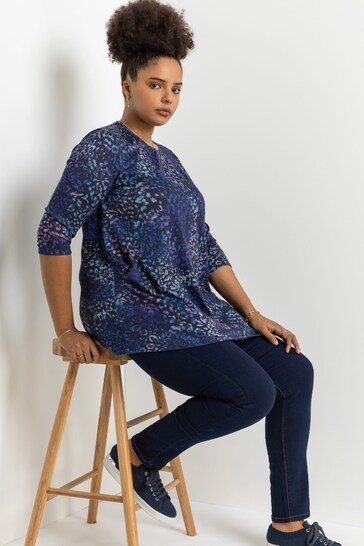Roman Curve Stretch Plain Jegging - HB INDUSTRIES - Jeggings & Leggings - 