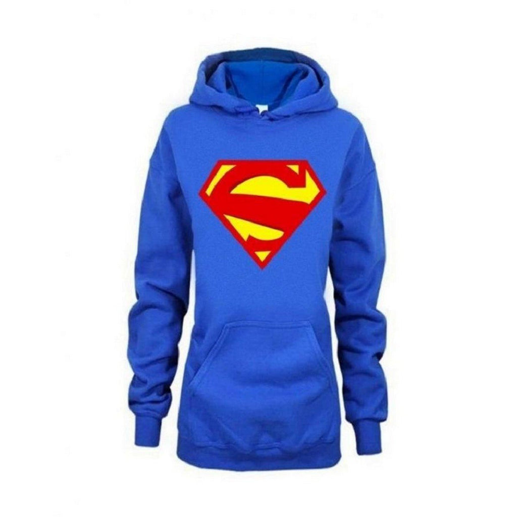 Royalblue Hoody Superman Hoodies For Mens Fit Hoodie - HB INDUSTRIES - Hoodie & Sweatshirt - 