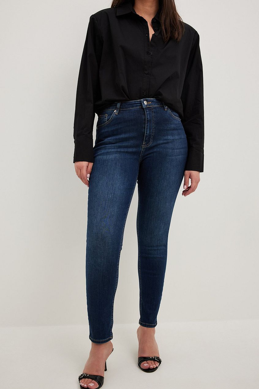 Skinny High Waist Stretch Jeans For Womens - HB INDUSTRIES - Jeans - 