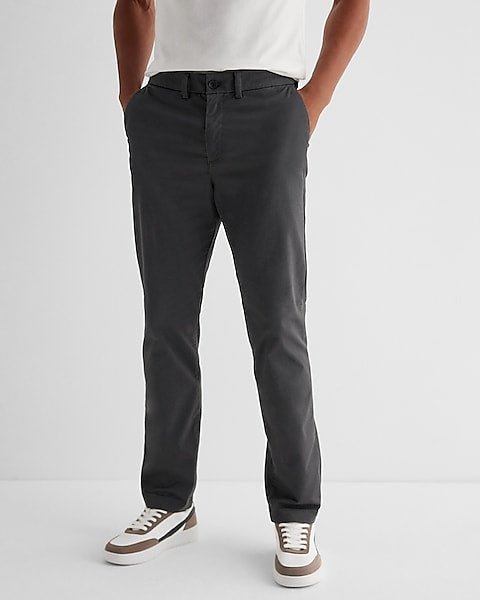 Slim Hyper Stretch Cotton Chino - HB INDUSTRIES - Jeans & Pants - 