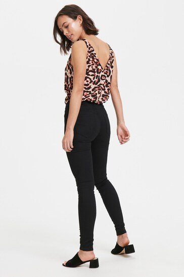 Soaked In Luxury Black Leia Skinny Jeggings - HB INDUSTRIES - Jeggings & Leggings - 