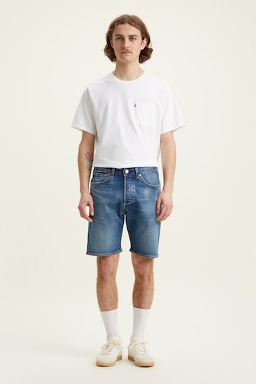 501 Denim Shorts For Mens Blue